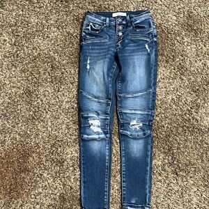Blue jeans, size 0